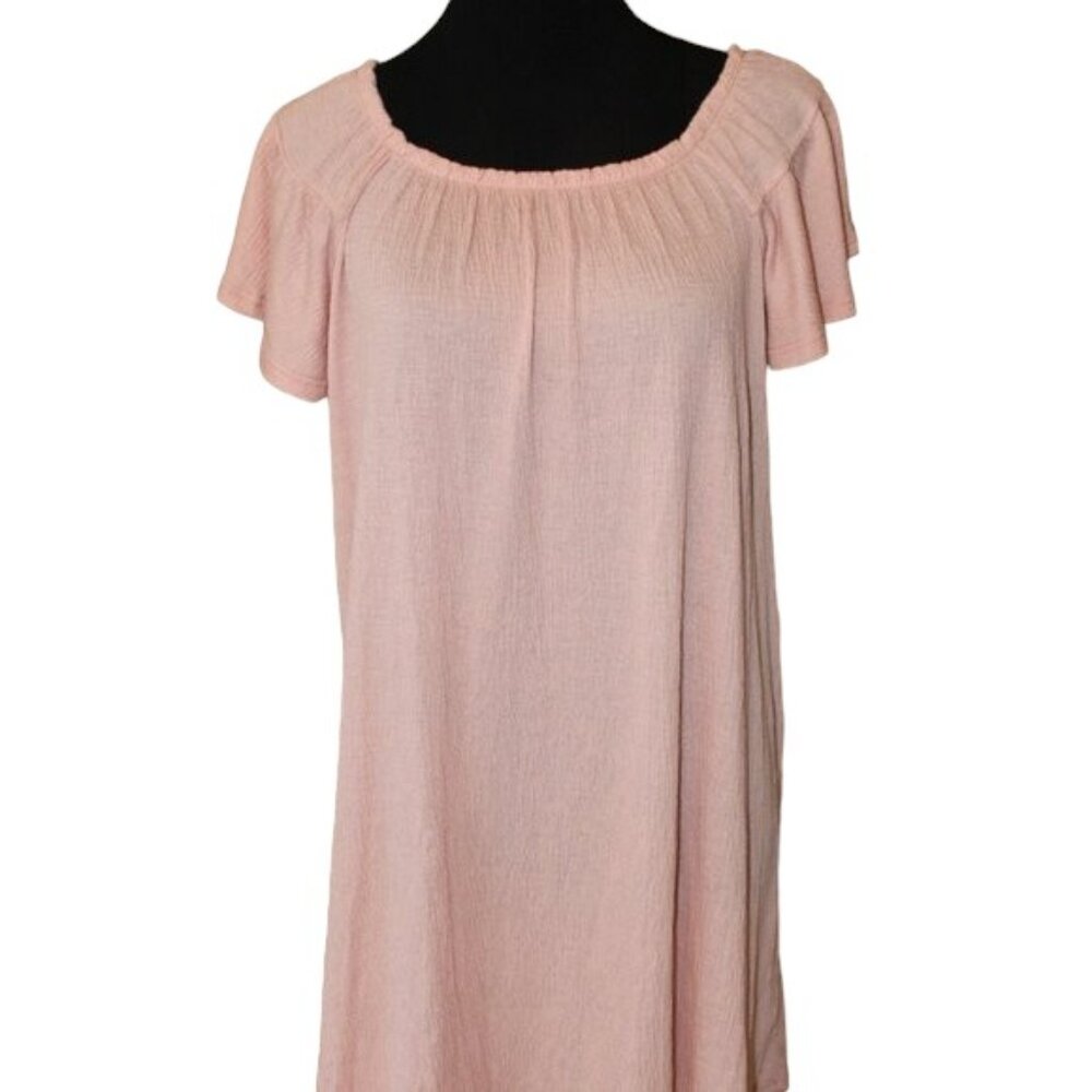 Kye Mi Women's Summer Short Lush Trend Boutique Blush Pink M & L NWT'S